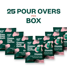 Copper Cow Coffee herbs-and-spices infused flavor during brewing.