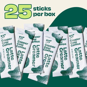 Copper Cow Coffee heritage-inspired creamer pack blends tradition with convenience.