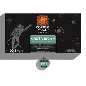 Copper Moon K-Cup pod close-up highlighting compatibility with Keurig brewers