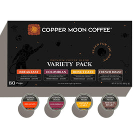Copper Moon Breakfast Blend pods boost bright aromatics and a smooth start.