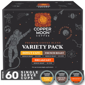 Copper Moon Breakfast variety pack pods for a smooth morning option