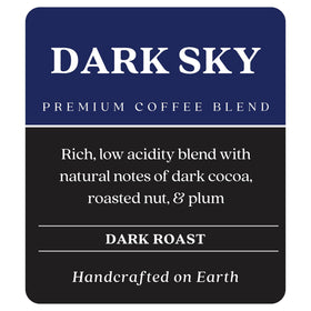 Copper Moon Dark Sky aroma release close-up before brewing