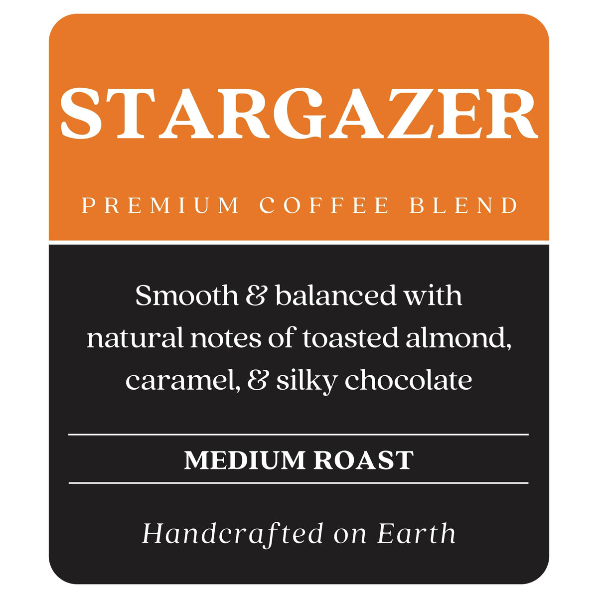 Copper Moon medium roast coffee bag, balanced flavors and smooth finish.
