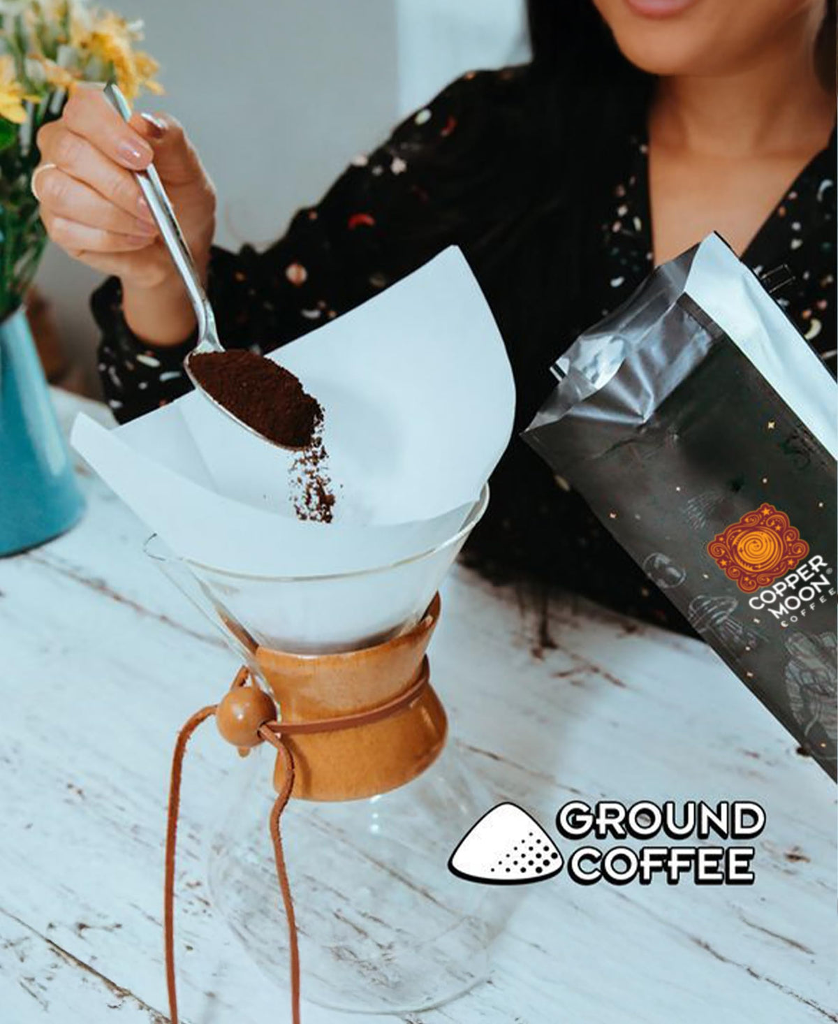 Copper Moon small-batch roasting preserves freshness and aroma