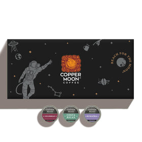 Copper Moon Costa Rican pods with rich aroma for a bright breakfast ritual.