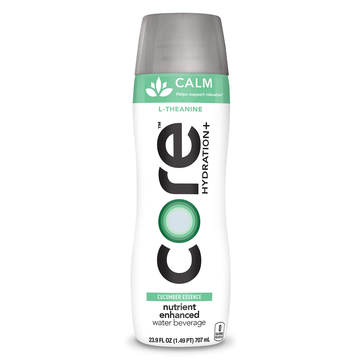 Core Hydration+ Calm cucumber essence close-up for refreshing flavor.