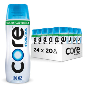 Core Hydration bottle with 7.4 pH balance supports daily hydration.