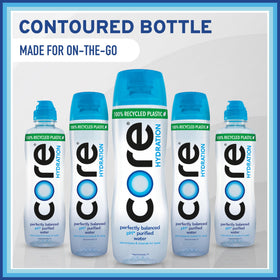 Core Hydration sleek contoured design fits comfortably in your hand.