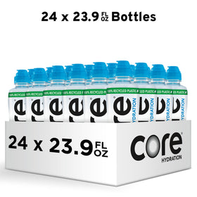 Core Hydration sport cap bottle side view ideal for workouts.