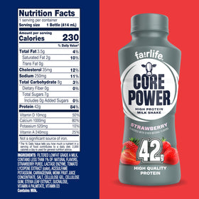 Core Power Elite Strawberry morning-routine shot for daily workout boost