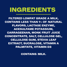 Core Power Elite Vanilla back-of-label view with product details for informed choices