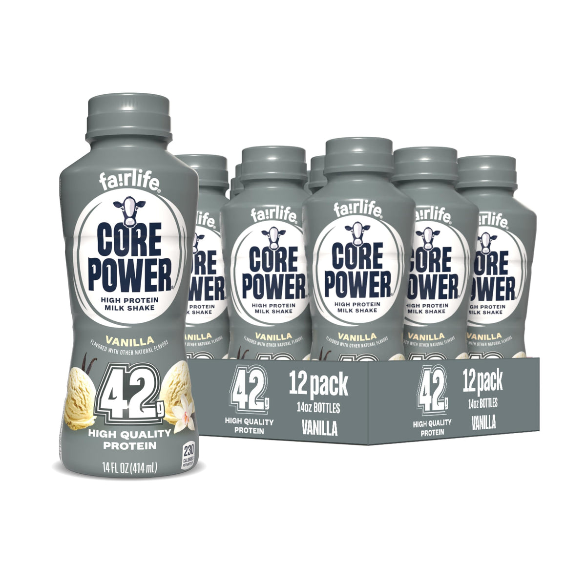 Core Power Elite Vanilla bottle showing protein-rich post-workout option
