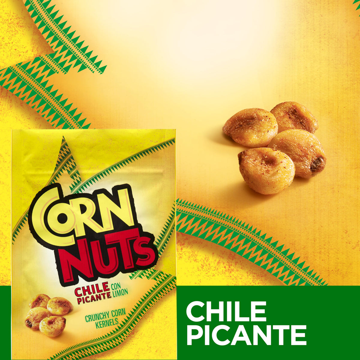 Corn Nuts Chile Picante Limon on a party platter for sharing
