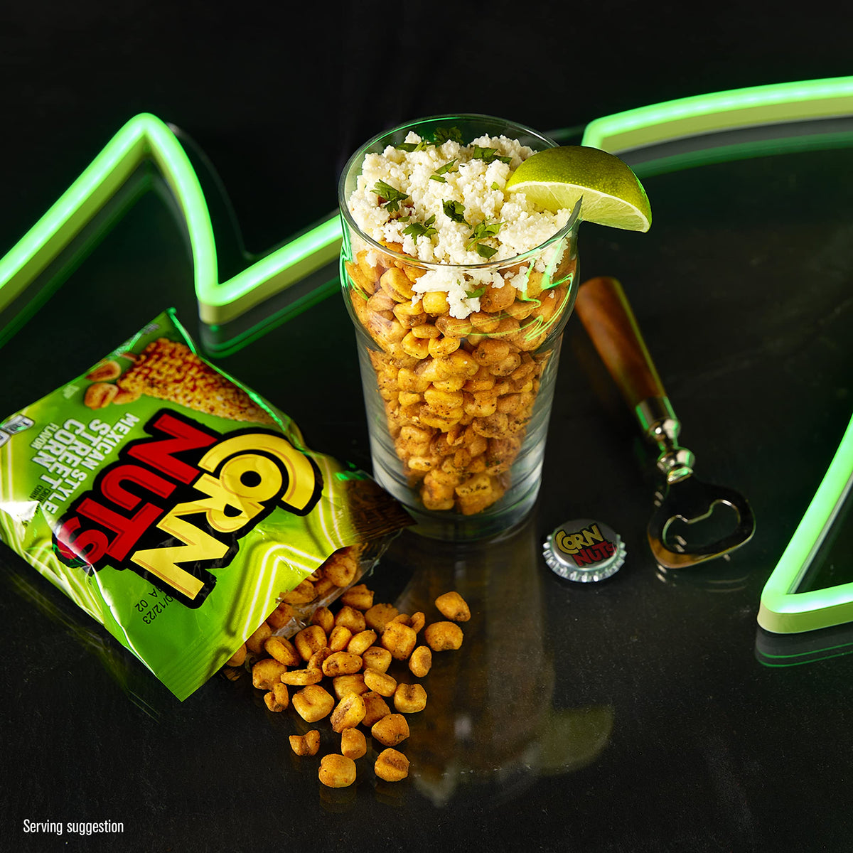 Corn Nuts crunchy kernels ready for desk or gym breaks
