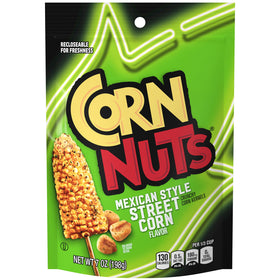 Corn Nuts Mexican Style Street Corn flavor bag with bold crunch for movie nights