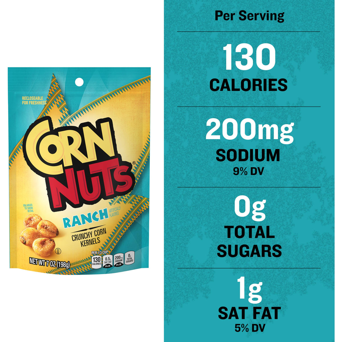 Corn Nuts Ranch snack on-the-go, ideal for lunch breaks.