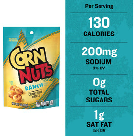 Corn Nuts Ranch snack on-the-go, ideal for lunch breaks.