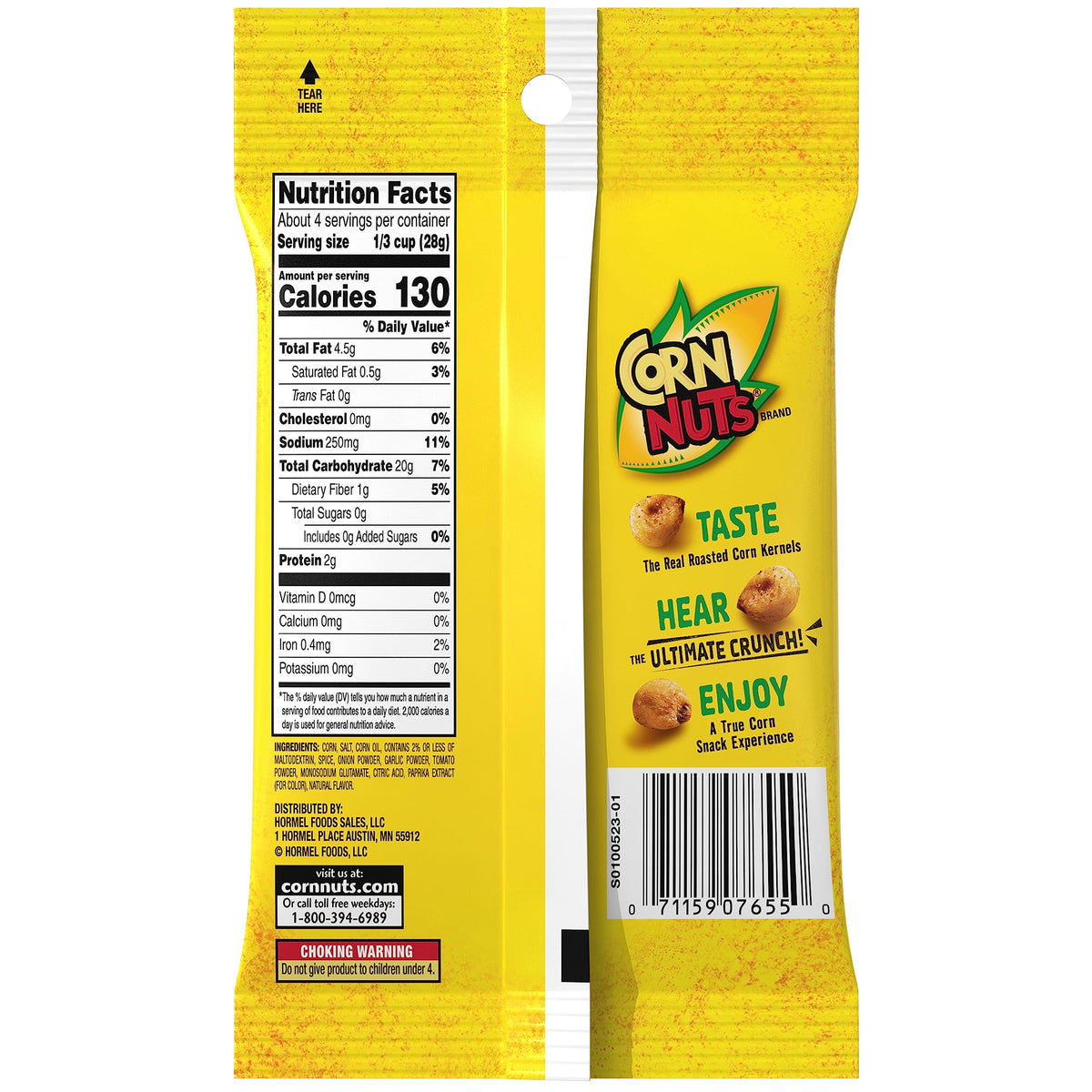 Corn Nuts Spicy Chile Lime serving idea image promotes party snacking.