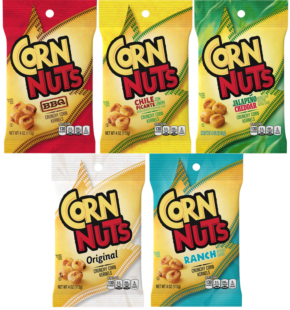Corn Nuts variety pack 4oz bundle ideal for on-the-go snacking