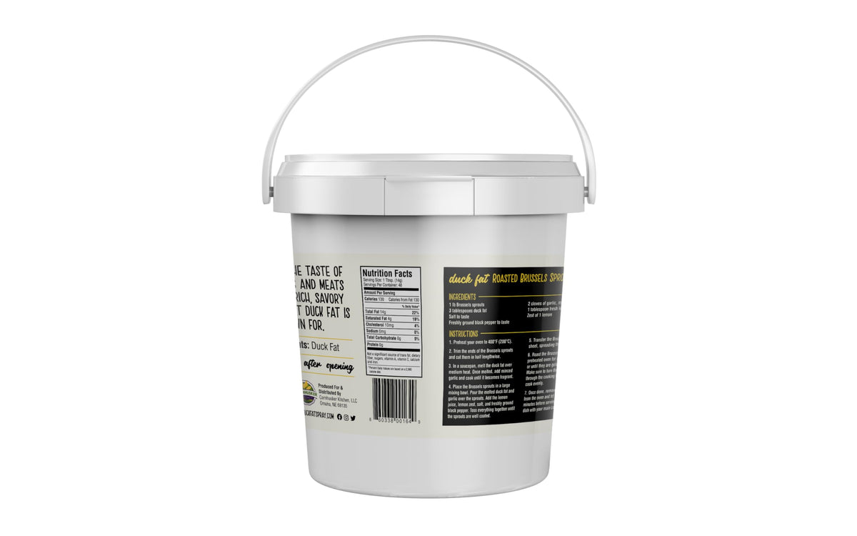 Cornhusker Kitchen Wagyu beef tallow tub for searing and baking