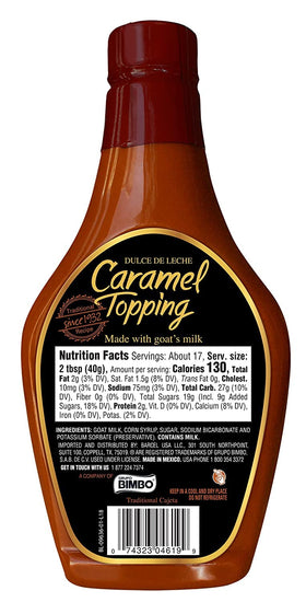 CORONADO Cajeta Quemada glossy-label emphasizes premium packaging for easy topping