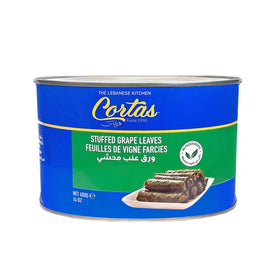Cortas ready-to-serve stuffed grape leaves provide vegan, quick mezze options