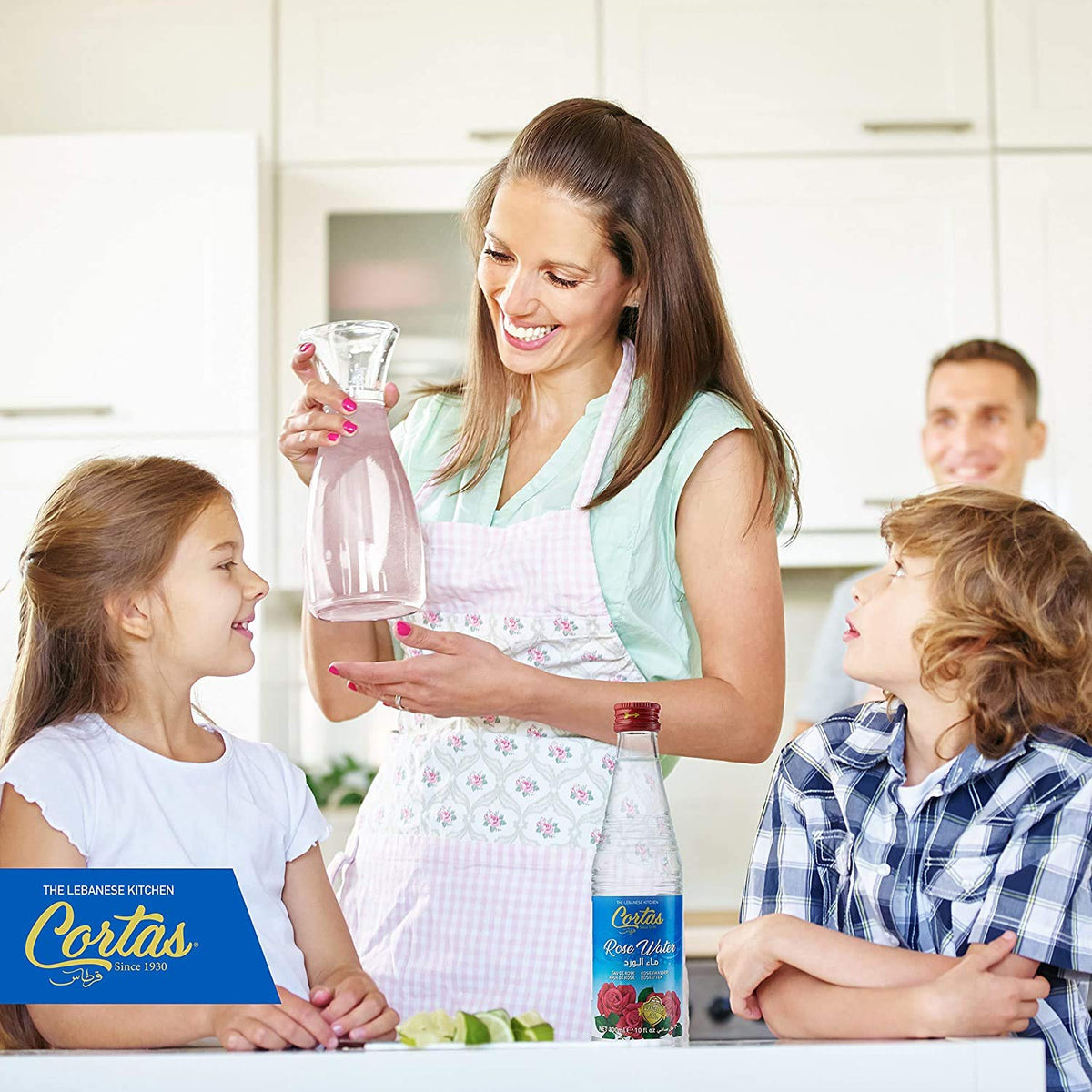 Cortas rose water with ricotta desserts for enhanced flavor.