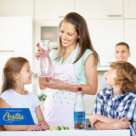 Cortas rose water with ricotta desserts for enhanced flavor.