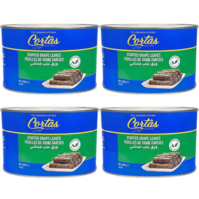Cortas stuffed grape leaves 4 cans showcase ready-to-serve convenience with Lebanese flavor