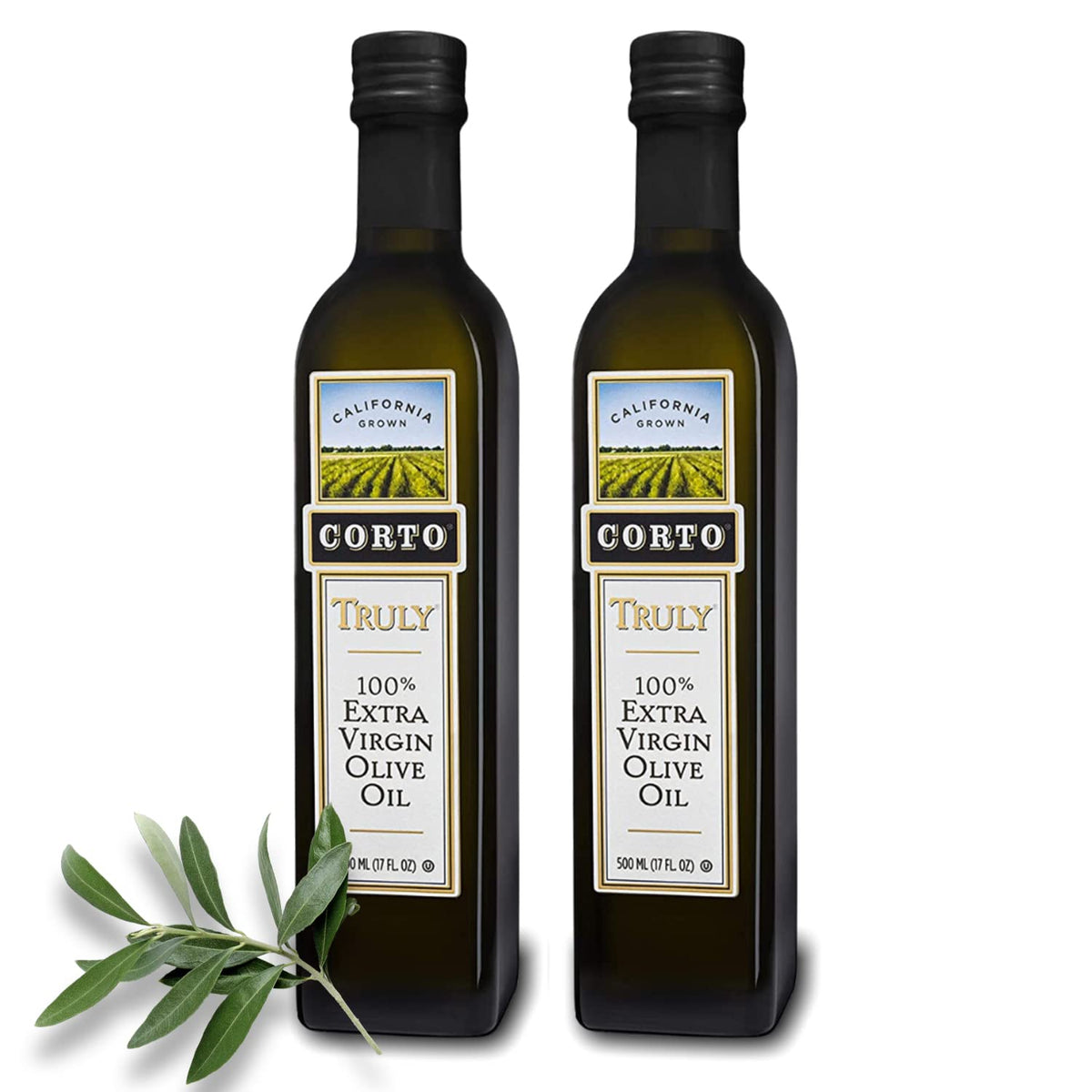CORTO TRULY bottle being poured to reveal fresh floral notes, ideal for finishing dishes.