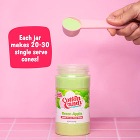 Cotton Candy Express Orange floss sugar jar ideal for quick party snacks