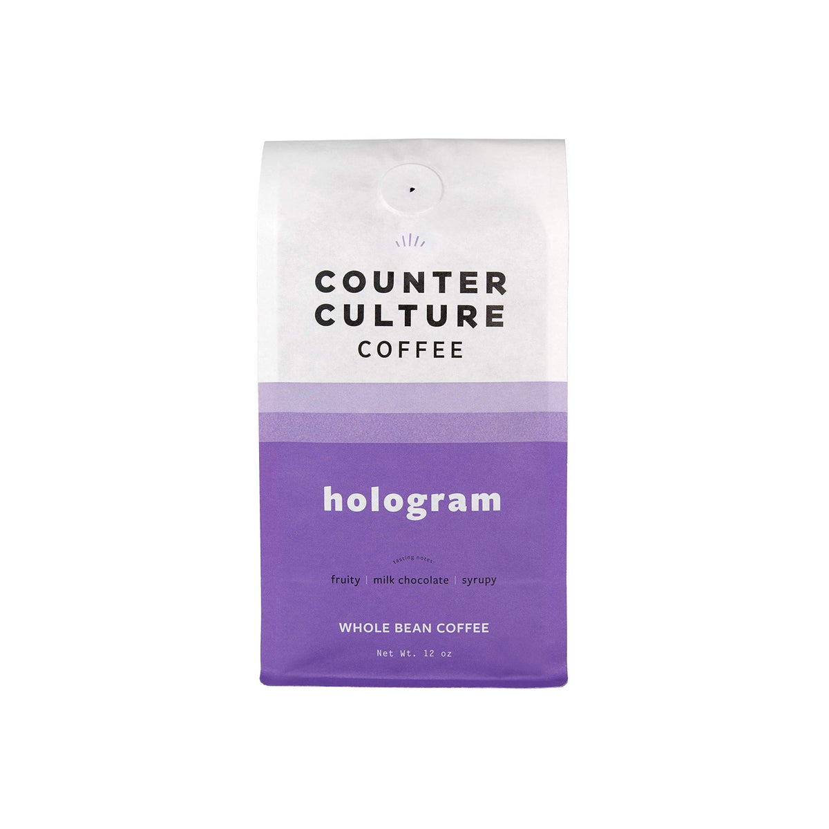 Counter Culture Coffee hologram bag front shows the medium roast for everyday drip brewing.