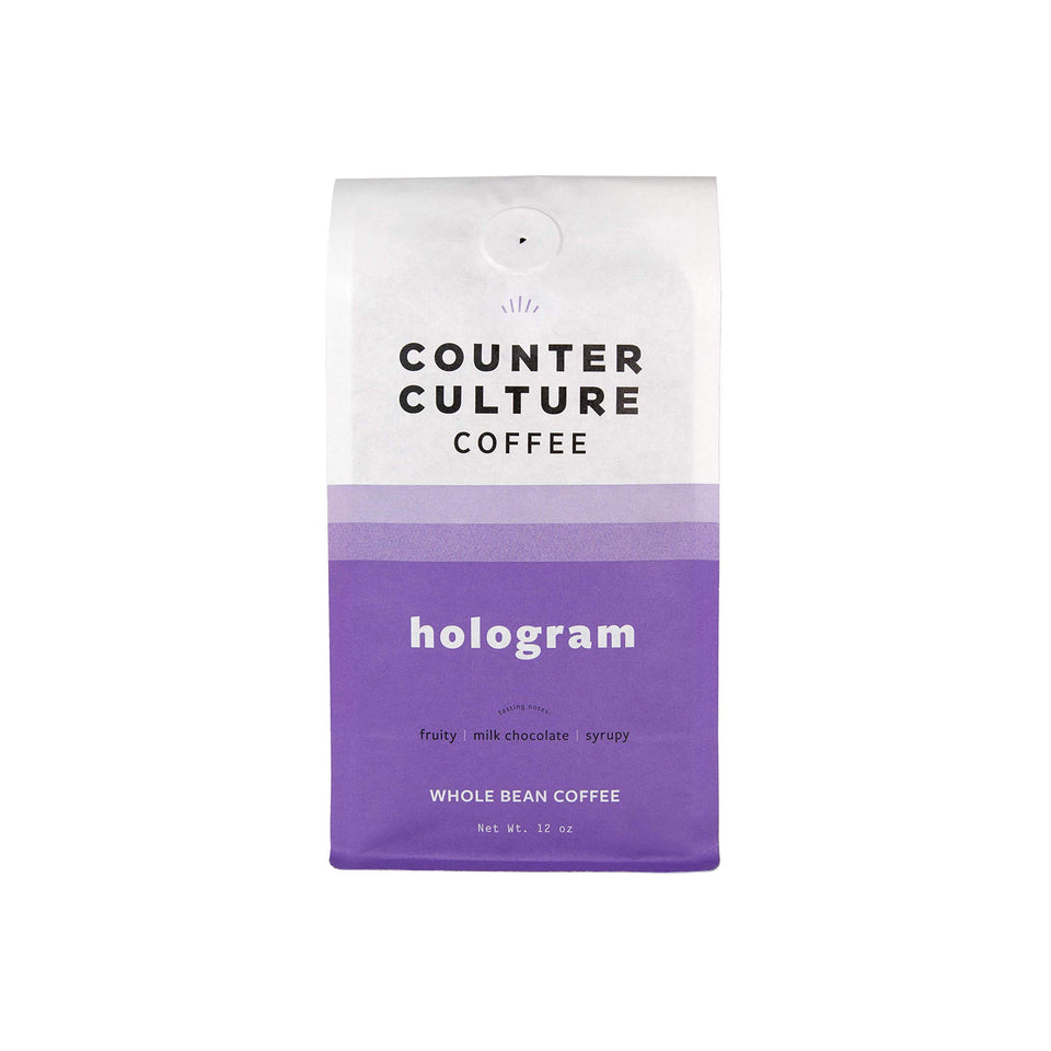 Counter Culture Coffee hologram bag front shows the medium roast for everyday drip brewing.