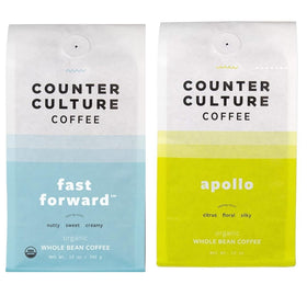 Counter Culture Roast Packs two light roast bags for varied daily brews.