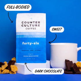 Counter Culture Roast Packs packaging highlights quality and freshness.