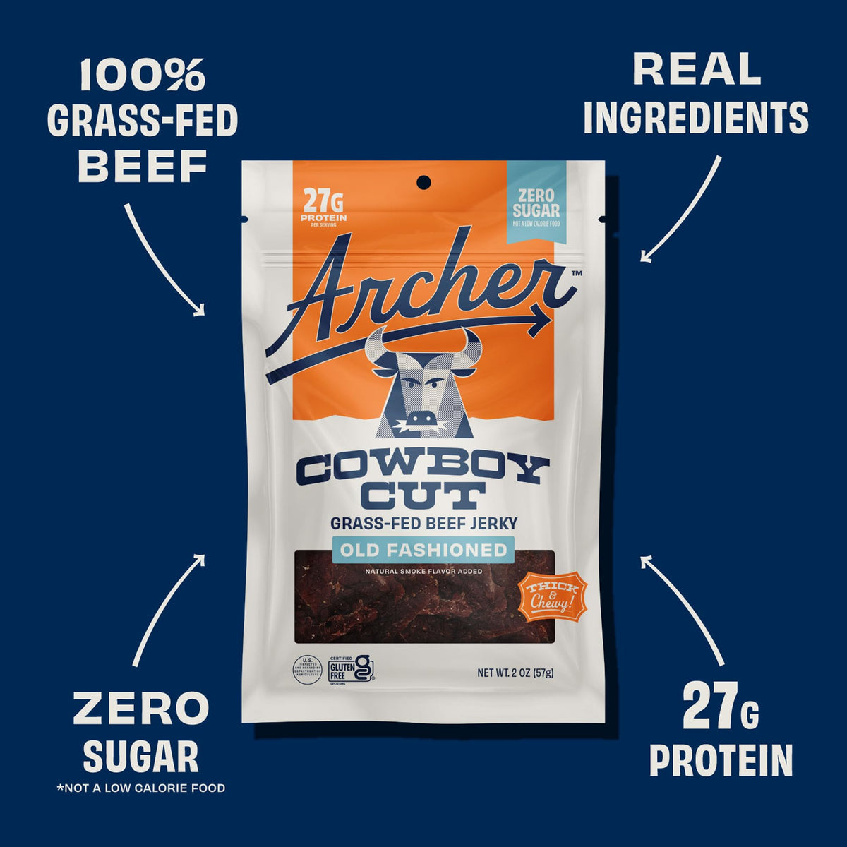 Country Archer gluten-free jerky pack ready for kids lunches and school snacks