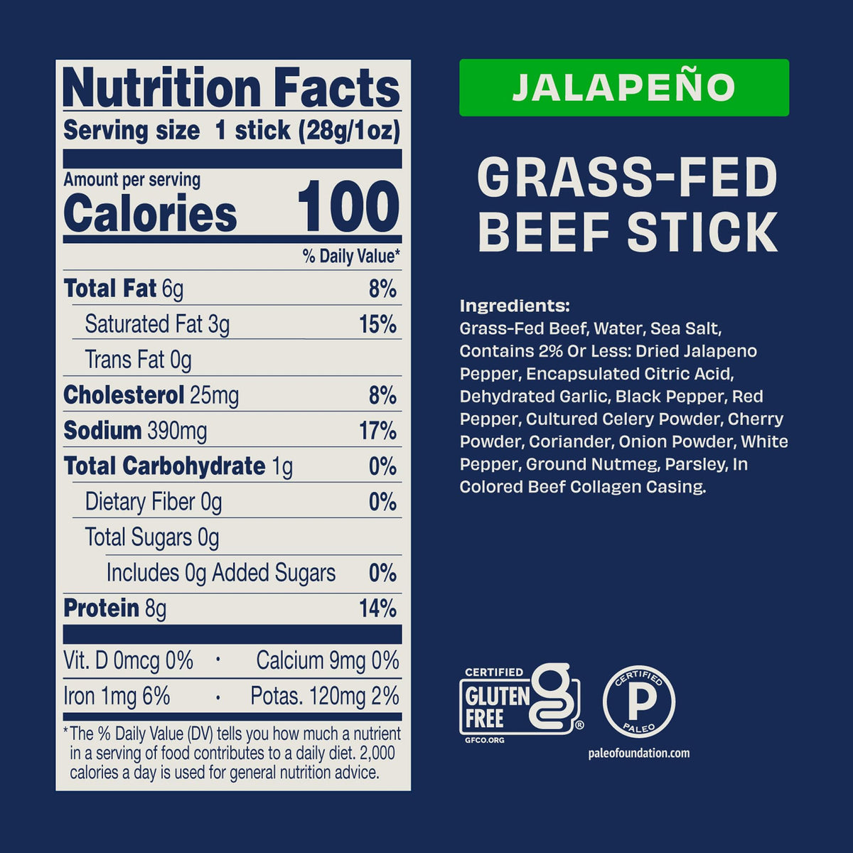 Country Archer grass-fed beef jerky sticks close-up, high-protein snack option.