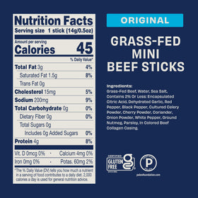 Country Archer mini beef jerky sticks individually wrapped for convenient healthy snacking