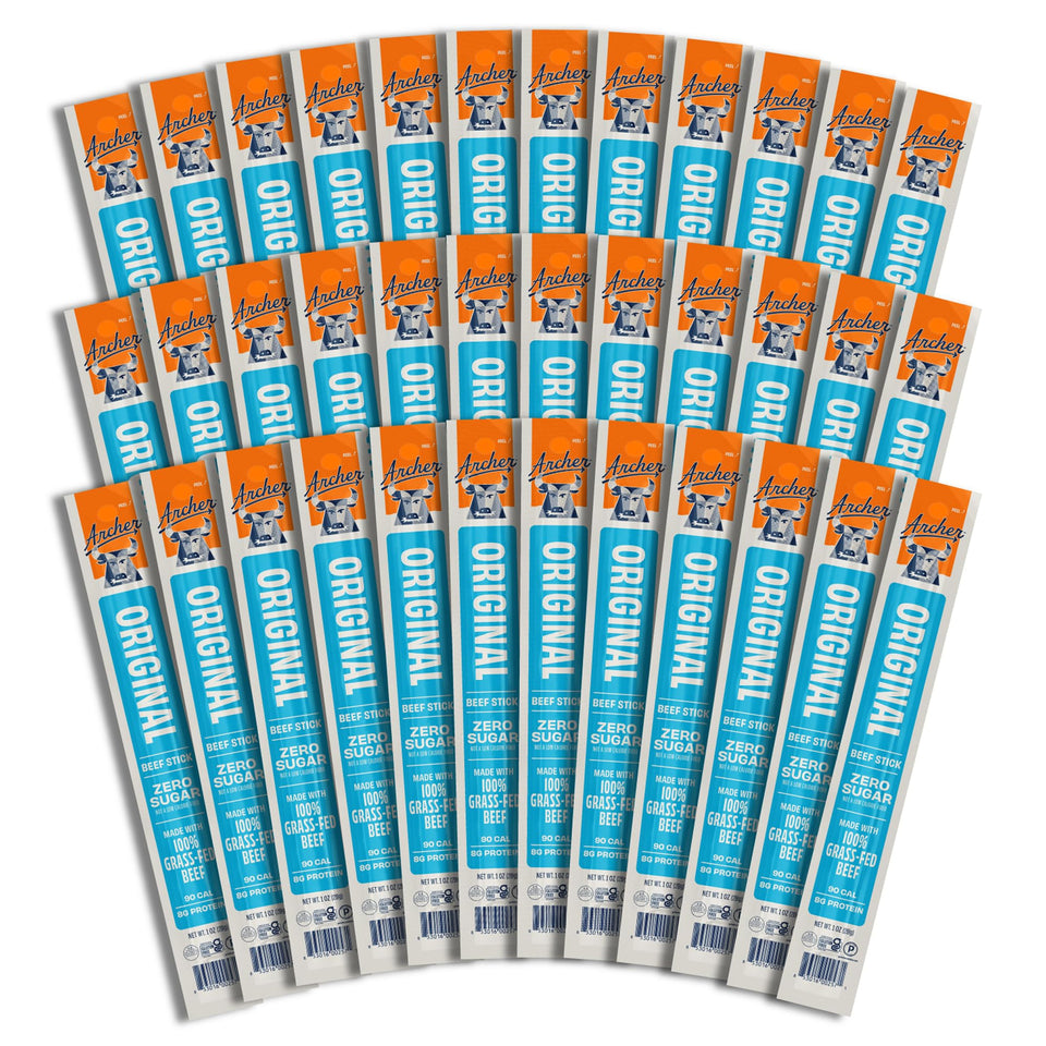 Country Archer Original beef jerky stick for a quick protein snack on the go