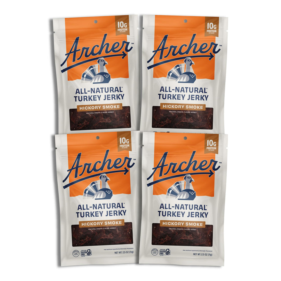 Country Archer Turkey Jerky 4-pack ready for on-the-go protein