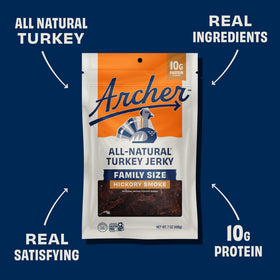 Country Archer Turkey Jerky on-the-go pack for convenient paleo-friendly snack
