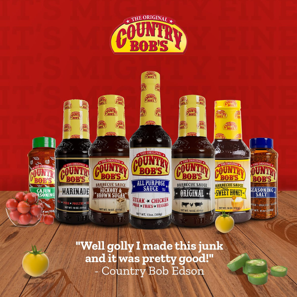 Baked beans enriched with Country Bob's savory-sweet sauce.