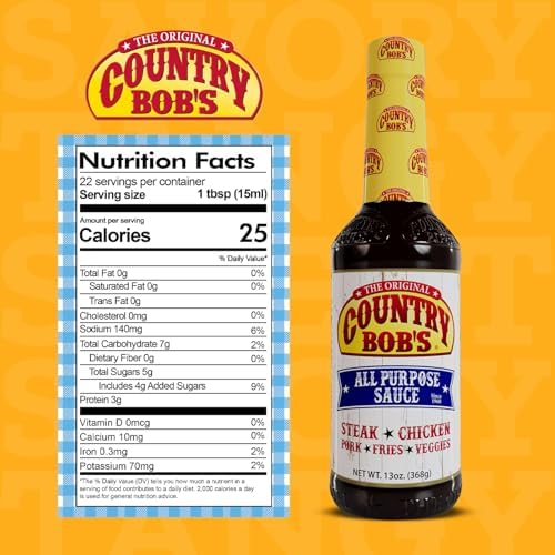Country Bob's All Purpose Sauce on steak for rich tangy glaze.