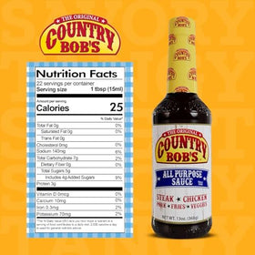 Country Bob's All Purpose Sauce on steak for rich tangy glaze.
