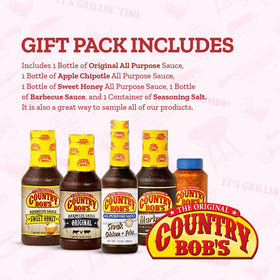 Country Bob's Sweet Honey BBQ sauce pour for glazed chicken and pork.