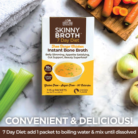 Country Farms Skinny Broth highlights 10g protein per serving for daily nutrition