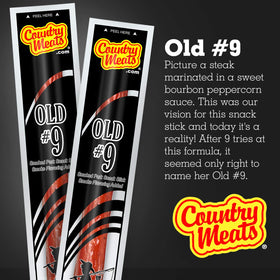 Country Meats meat sticks ingredients label notes USDA certification and zero trans fat.