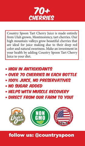 Country Spoon melatonin-rich juice contains naturally occurring melatonin for sleep-friendly routines.
