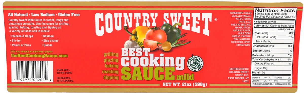 Country Sweet sauce dipping plate showing versatile finishing option.