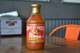 Country Sweet Mild Sauce glaze on dish for a sweet-tang finish.